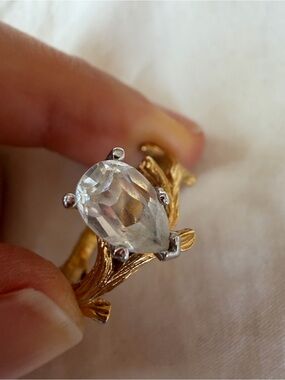 Good quality costume ring electroplated